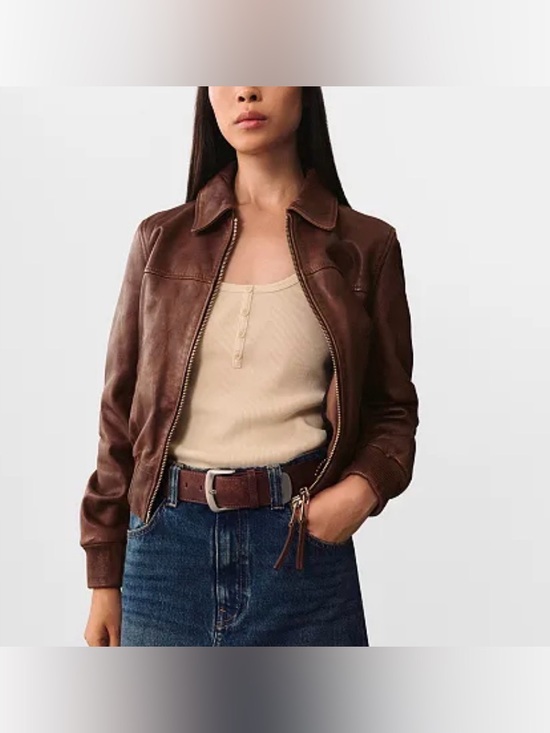Mango Jackets & Blazers - Mango Leather Jacket